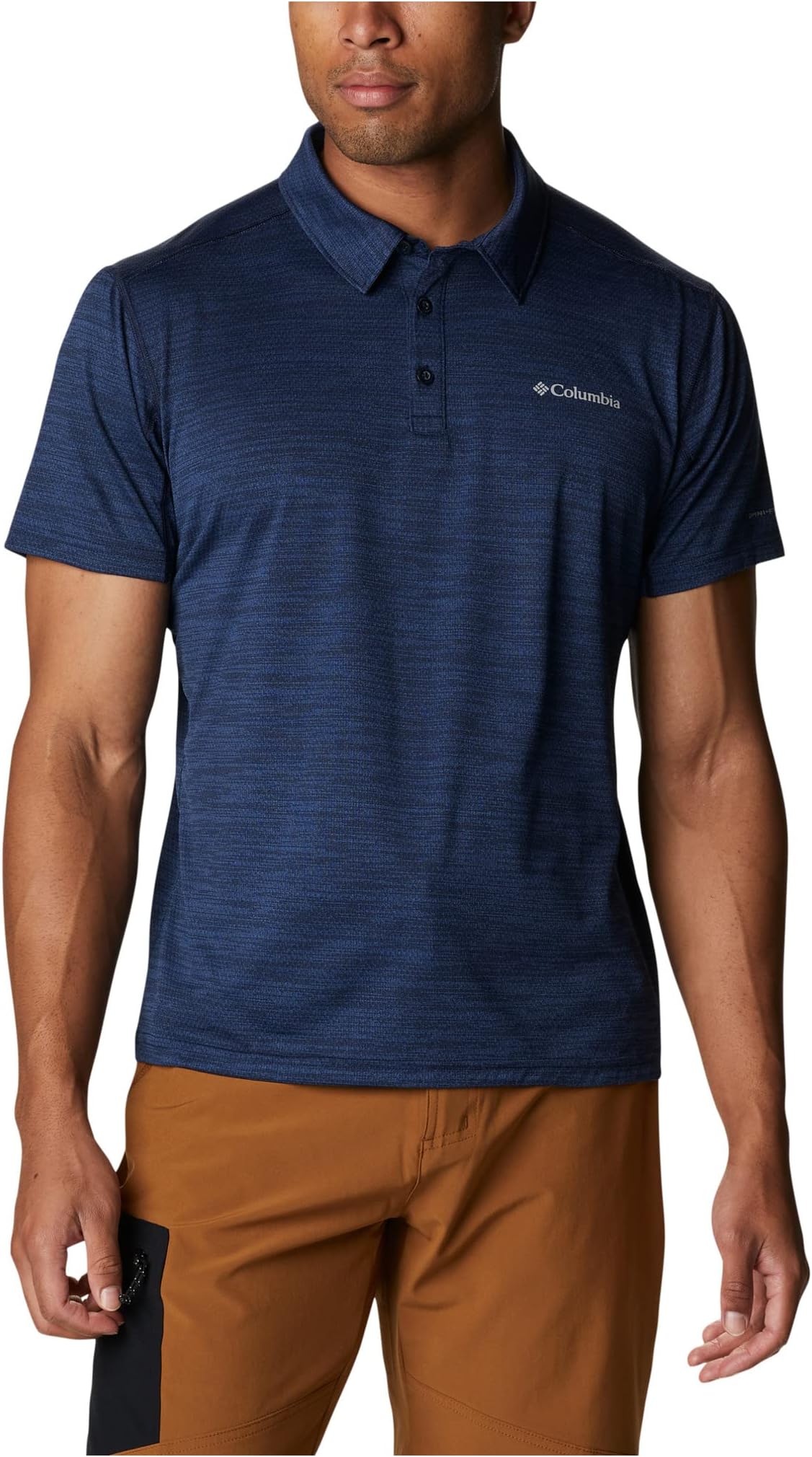 

Поло Columbia Alpine Chill Zero Polo, цвет Collegiate Navy Heather