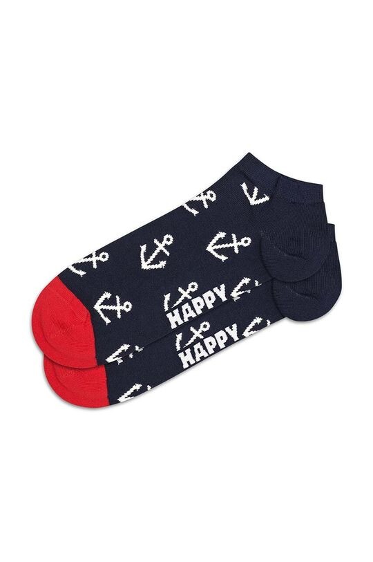 

Низкие носки с якорем Happy Socks, темно-синий