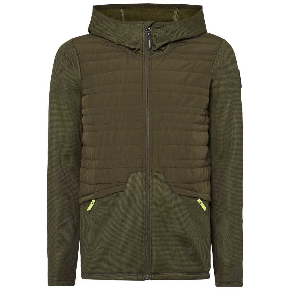 

Толстовка на молнии O´neill Athmos Baffle Mix Hooded, зеленый