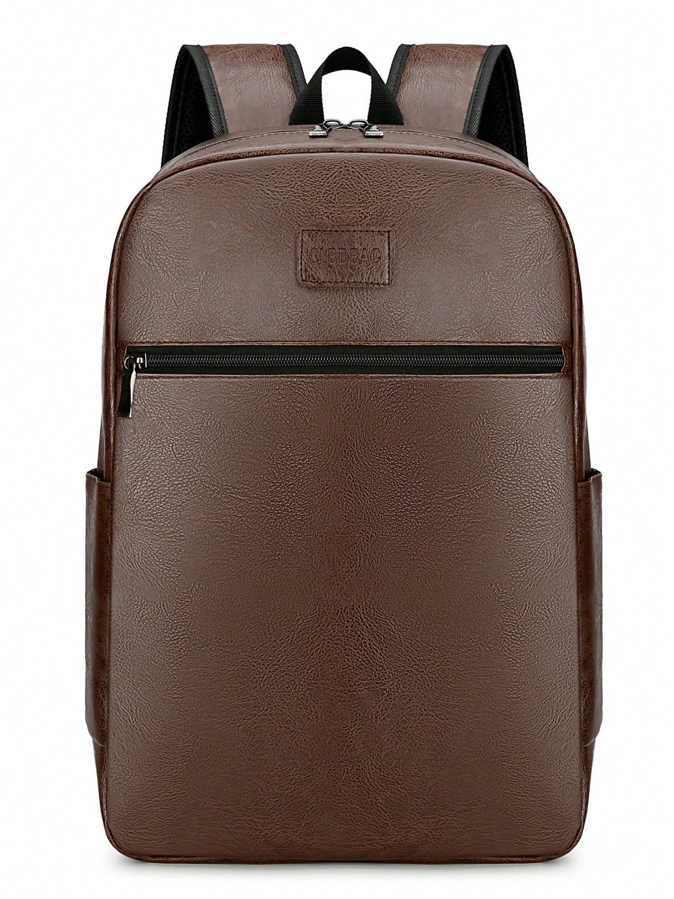 Винтажный мужской рюкзак из искусственной кожи, коричневый противоугонный студенческий дорожный рюкзак с несколькими карманамишкольный рюкзак черный