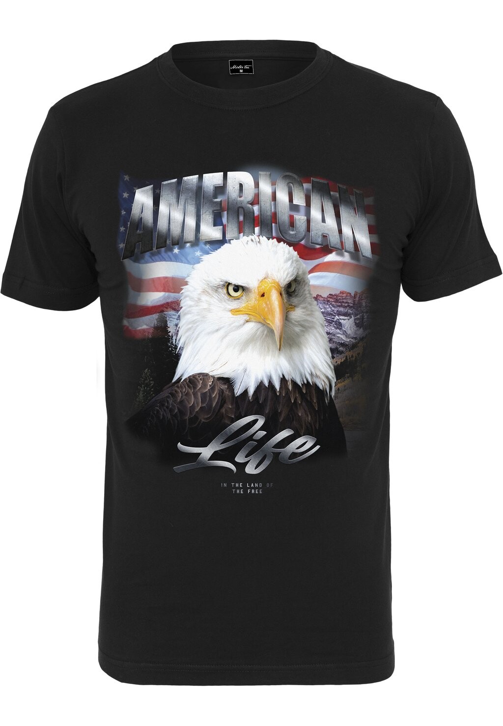 

Футболка с принтом AMERICAN LIFE EAGLE Mister Tee, черный