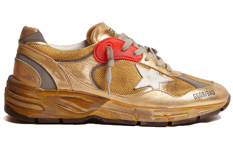 

Кроссовки Golden Goose Dad-Star, золотой/красный