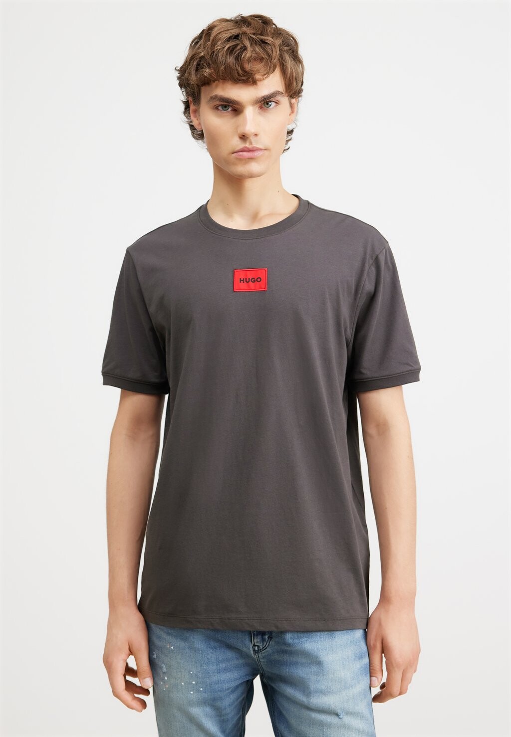 

Футболка с принтом Diragolino HUGO, цвет dark grey