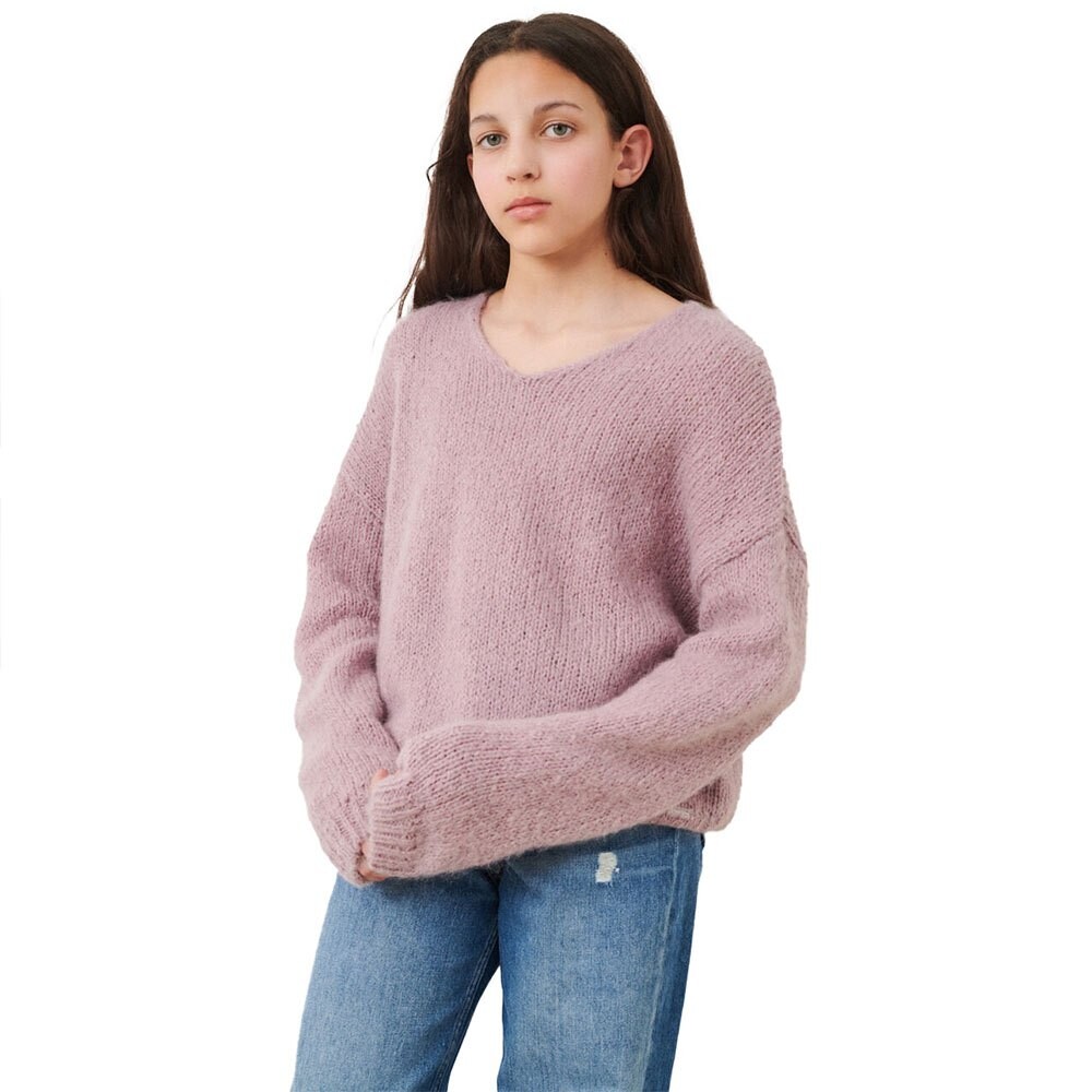

Свитер Teddy Smith Molly V Neck, розовый