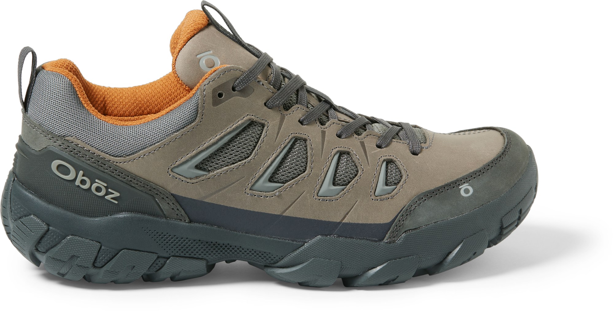 Низкие походные мужские ботинки Oboz Sawtooth X, серый кроссовки sawtooth x mid oboz камнепад
