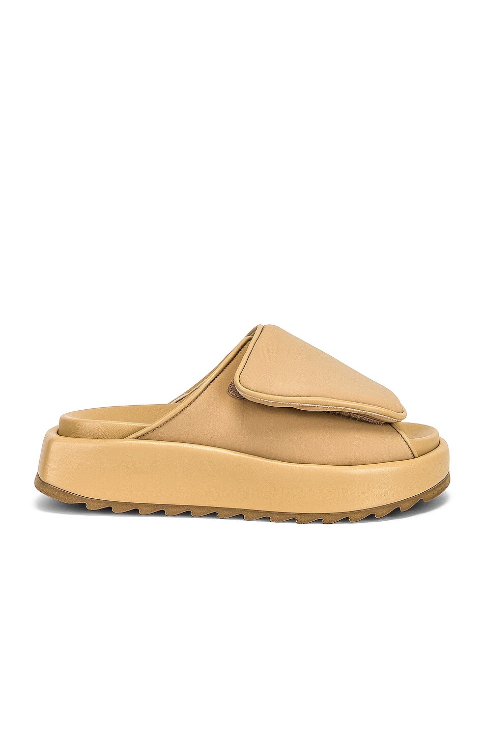 

Сандалии Gia Borghini Scuba Slide, цвет Butter Yellow
