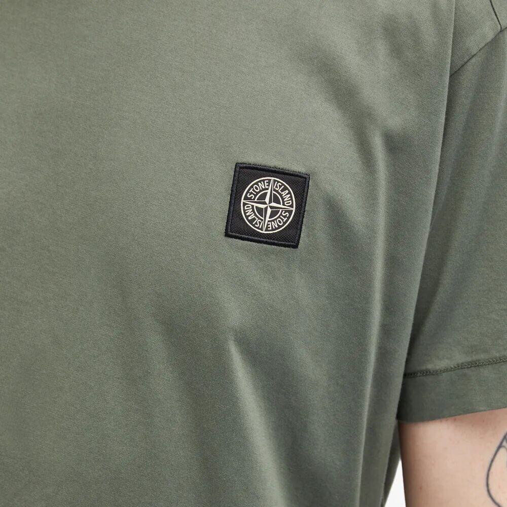 

Stone Island Футболка с нашивкой, зеленый