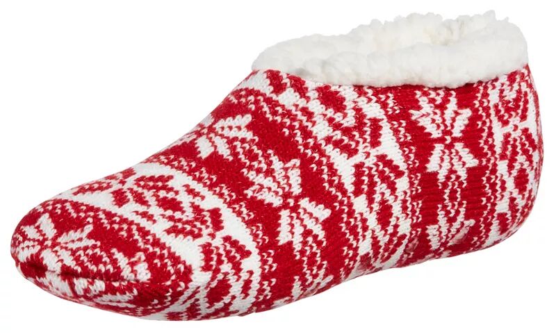 Northeast Outfitters Женские уютные праздничные скандинавские носки со снежинками, красный