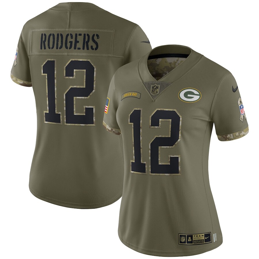 

Джерси Nike Green Bay Packers, оливковый