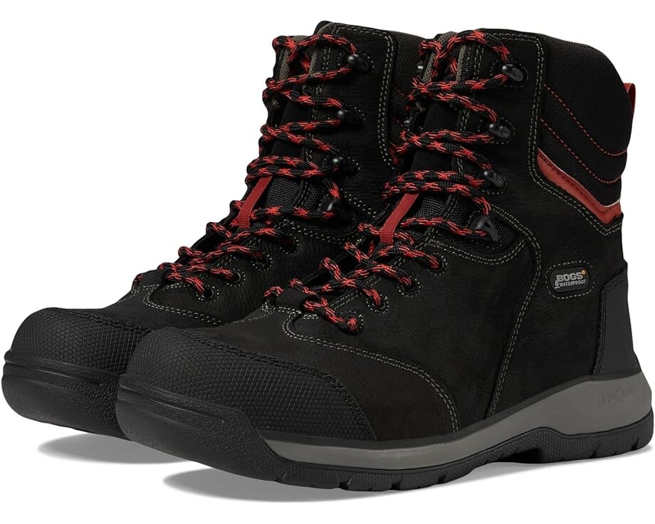 

Ботинки Bogs Bedrock II 8" CSA Composite Safety Toe WP, черный