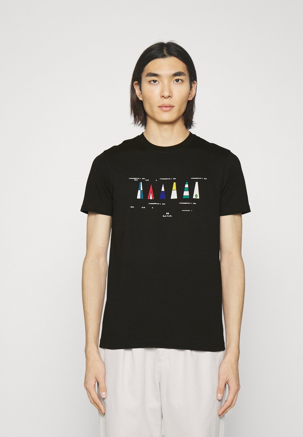 

Футболка с принтом PS Paul Smith, черный