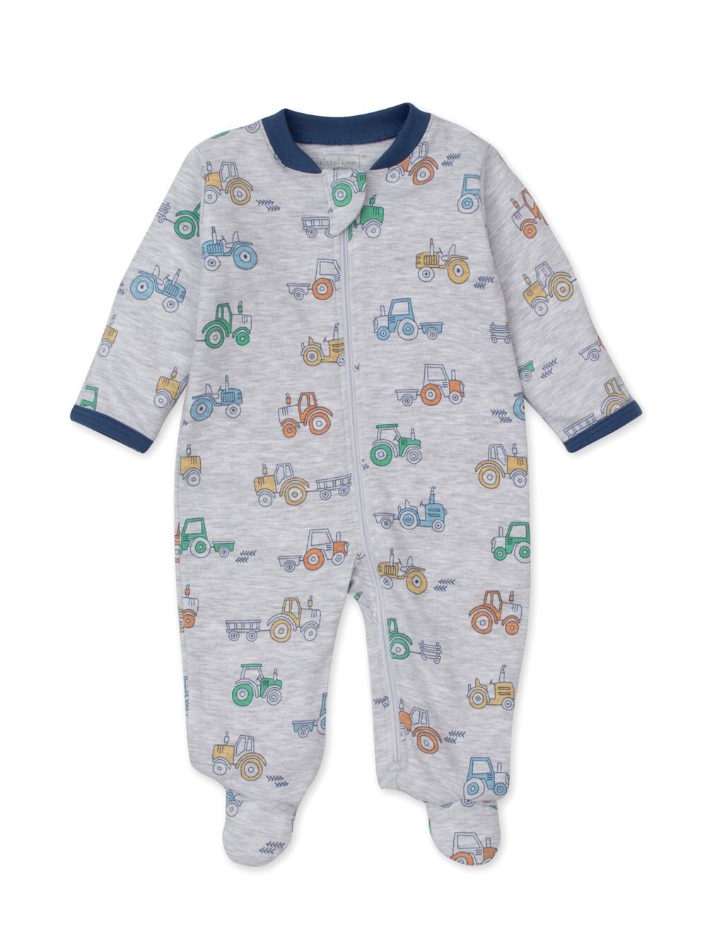 

Футболка Baby Boy's Tractor Zip-Up Kissy Love, разноцветный