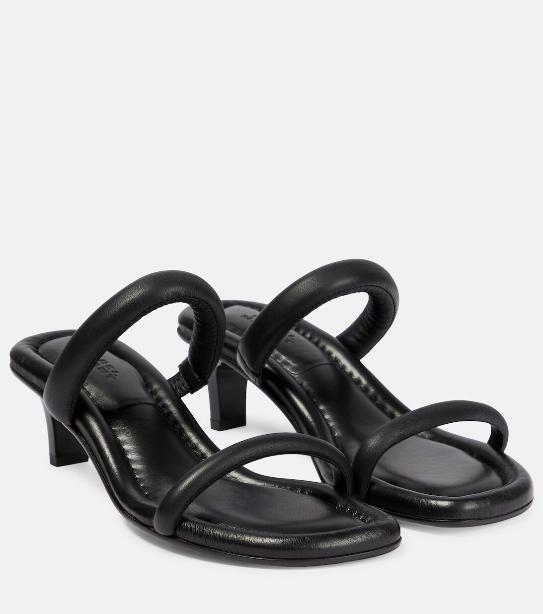 

Сандалии из редкой кожи Isabel Marant, черный