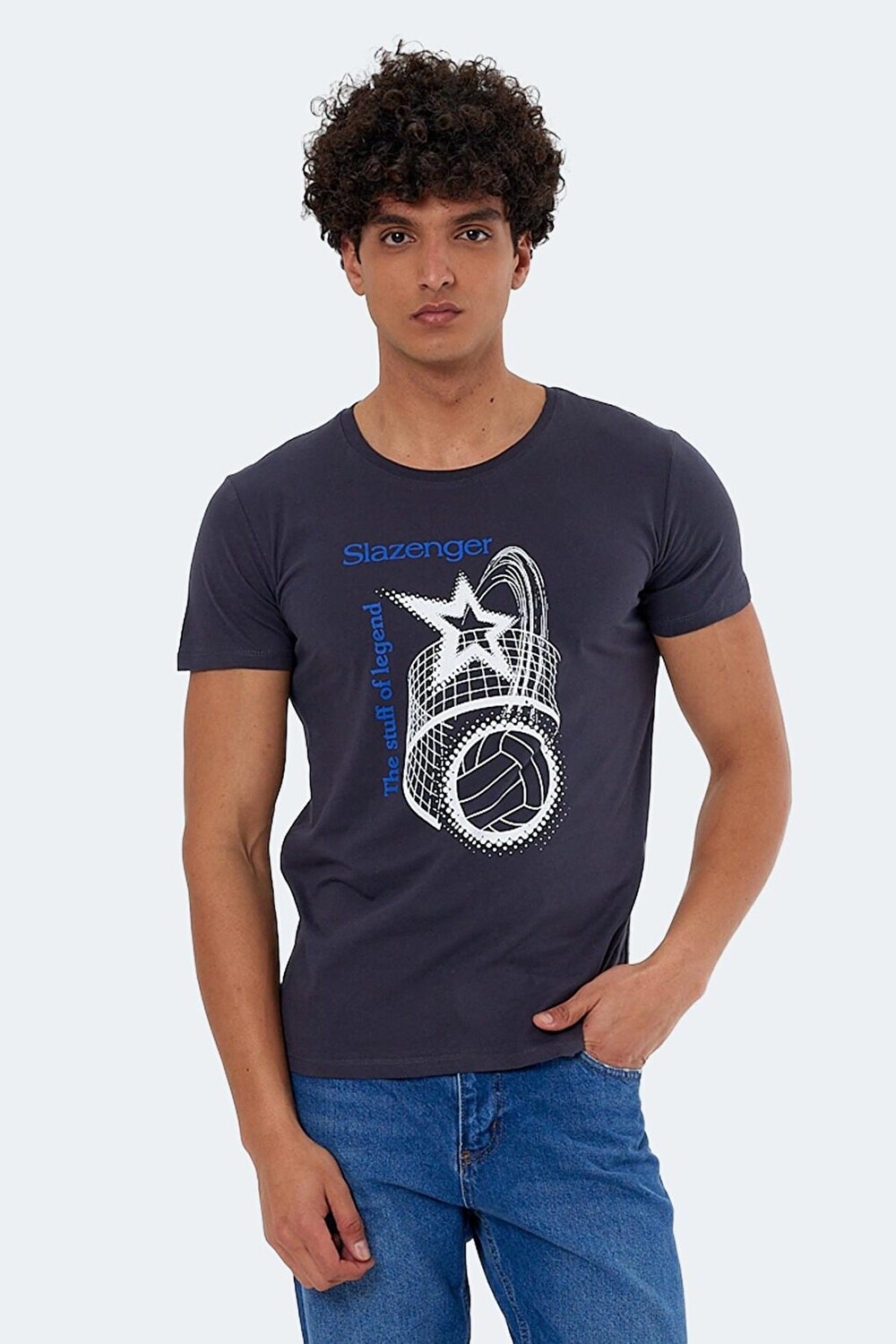 

KARNEN Мужская футболка антрацит SLAZENGER