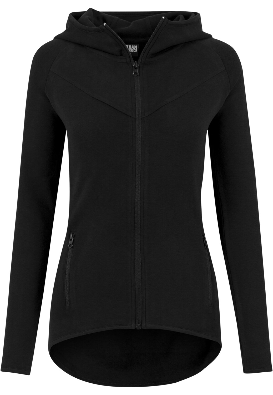 

Толстовка Urban Classics Zip Kapuzenpullover, черный