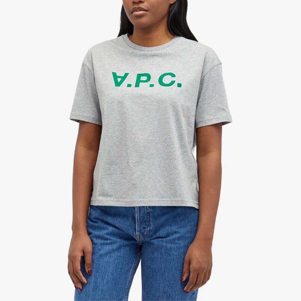 

A.P.C. Футболка ana с логотипом, серый