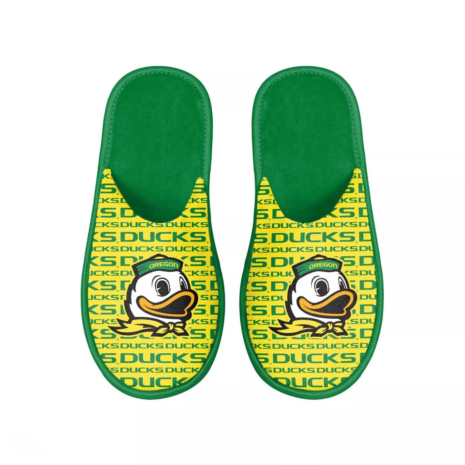 

Мужские шлепанцы с логотипом FOCO Oregon Ducks Scuff