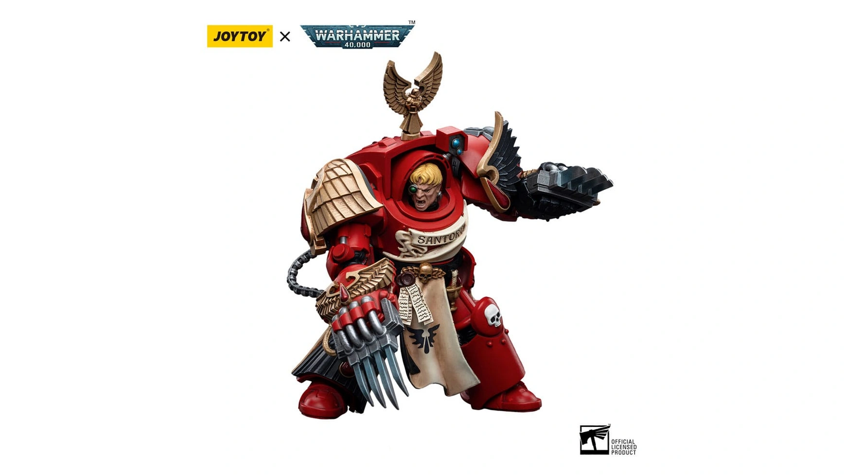 Фигурка Warhammer 40k 1/18 Кровавые ангелы Штурмовые терминаторы Сержант  Санторо 12 см – заказать из-за границы с доставкой в «CDEK.Shopping»