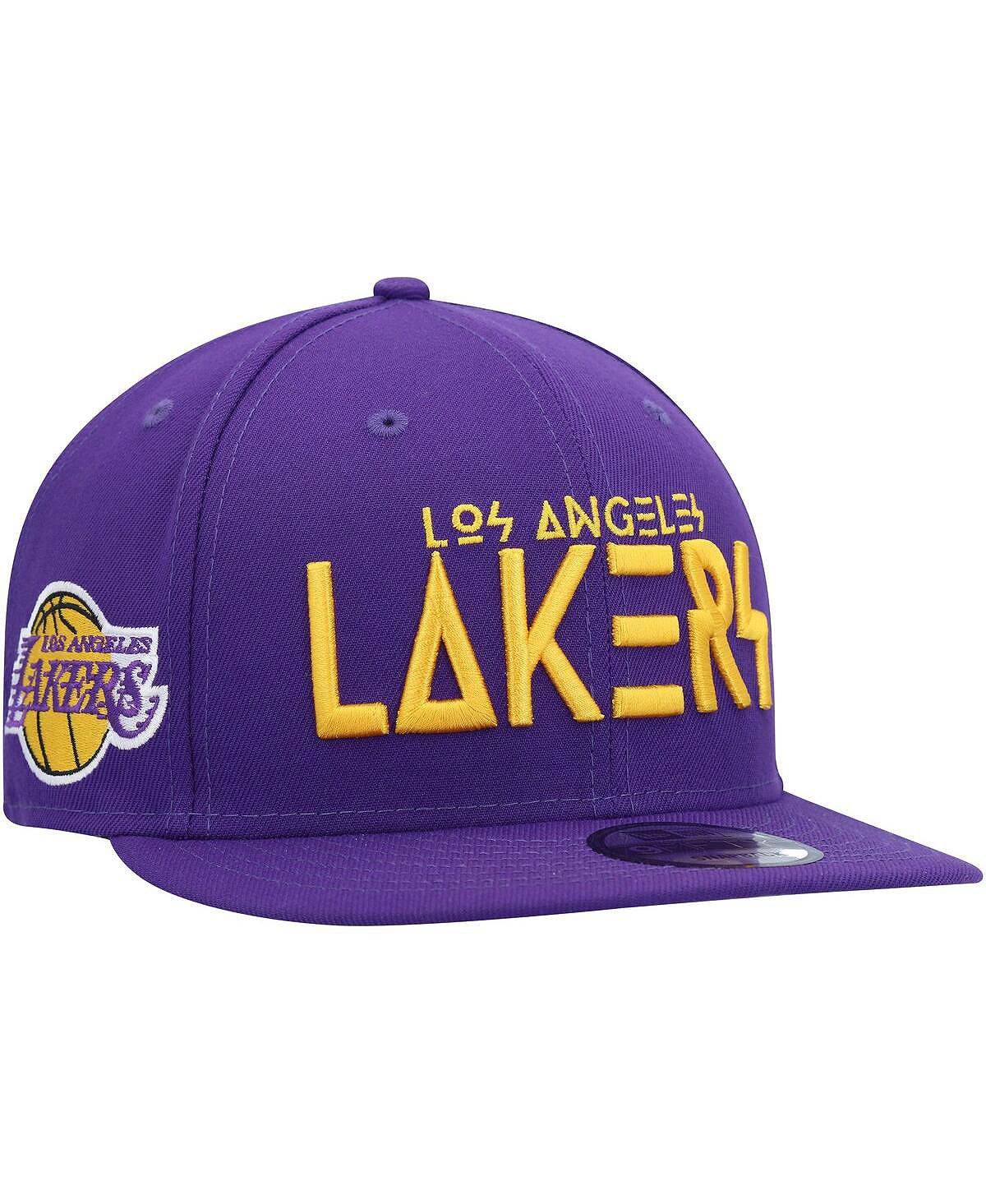 Мужская фиолетовая бейсболка Los Angeles Lakers Rocker 9FIFTY Snapback New Era