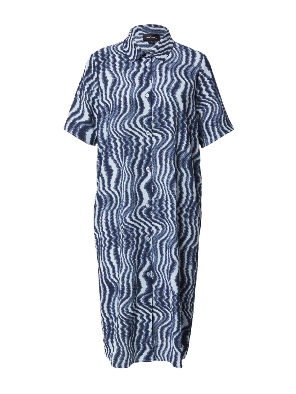 Рубашка-платье Monki, морской синий