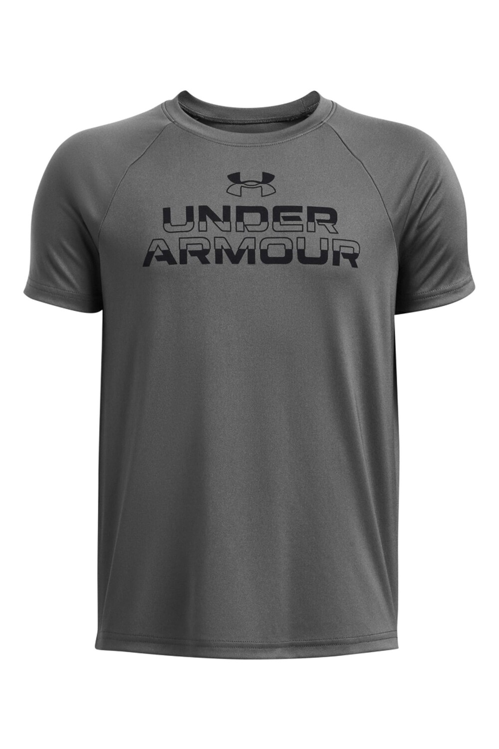 

Футболка с надписью Tech split Under Armour, серый
