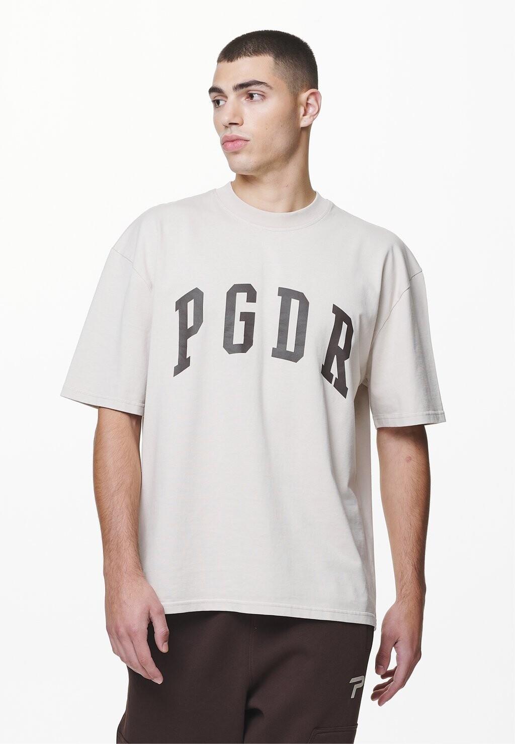 

Футболка с принтом Layton Oversized Tee Pegador, цвет washed dust cream