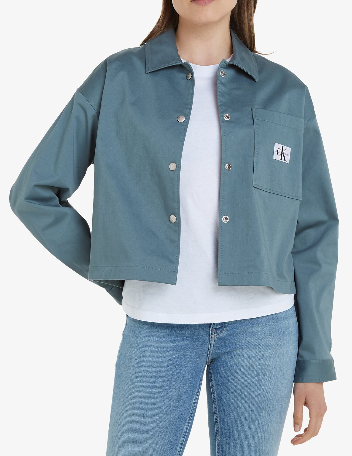 

Куртка-рубашка Calvin Klein Jeans, светло-синий