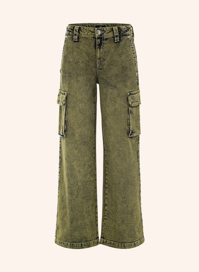 

Мешковатые джинсы bobbi big t overdye True Religion, зеленый