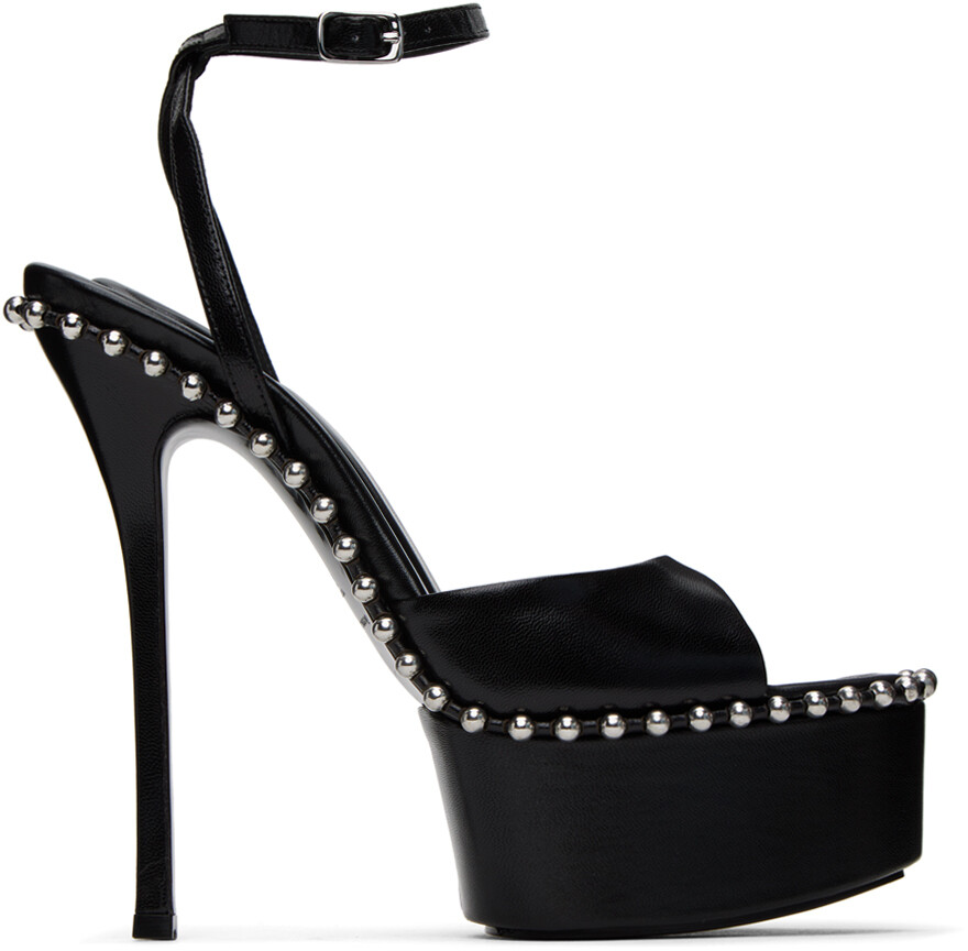 

Alexander Wang Черные босоножки на каблуке Nova 145