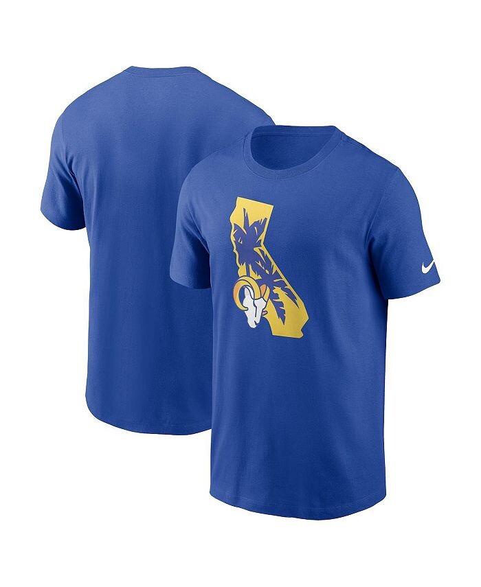 

Мужская футболка Royal Los Angeles Rams Local Essential Nike, синий