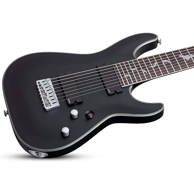 Электрогитара Schecter Damien Platinum-8 Electric Guitar Satin Black