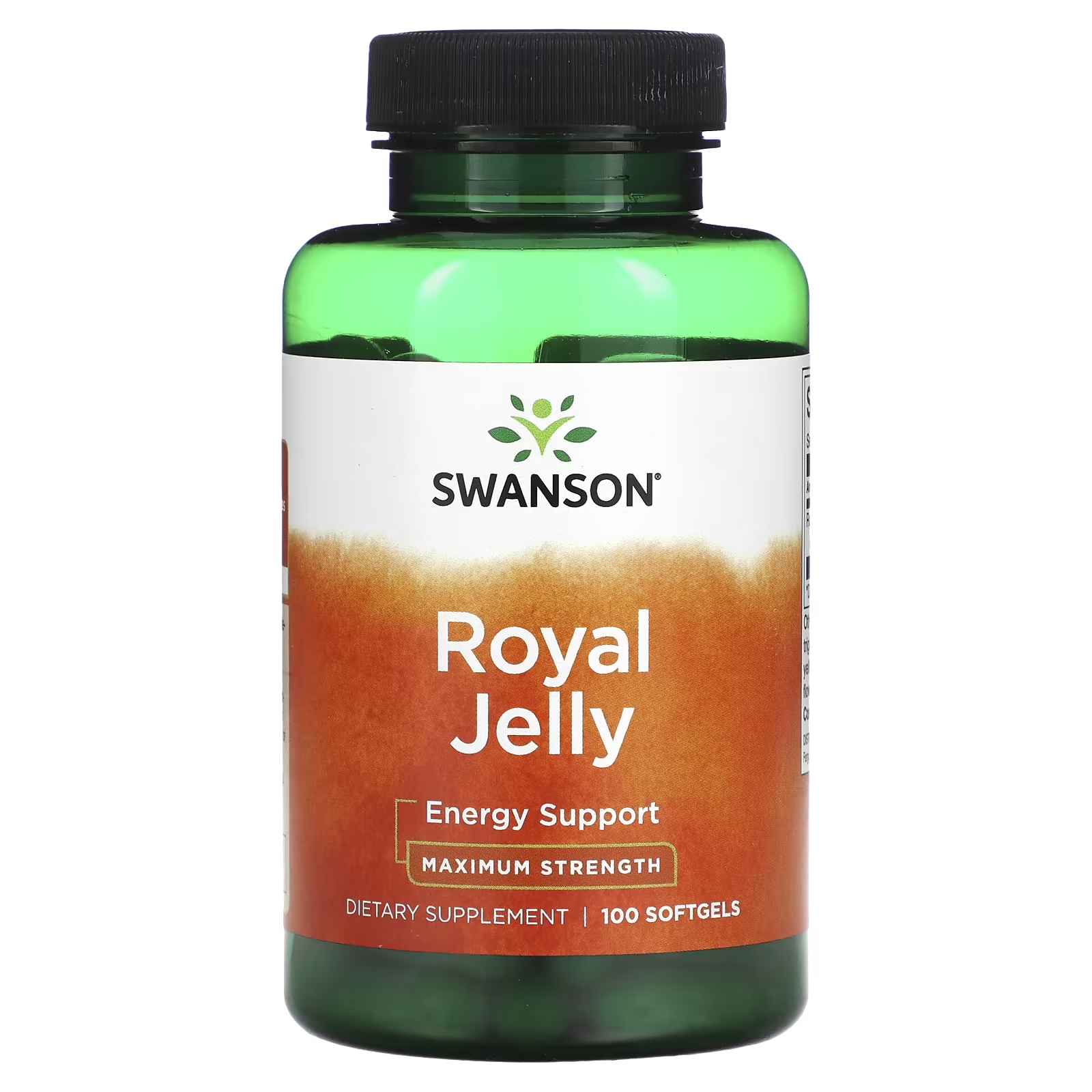 Маточное молочко Swanson Energy Support, 100 таблеток aura herbals żurawina 800 mg witamina c капсулы для поддержки иммунной системы 60 шт