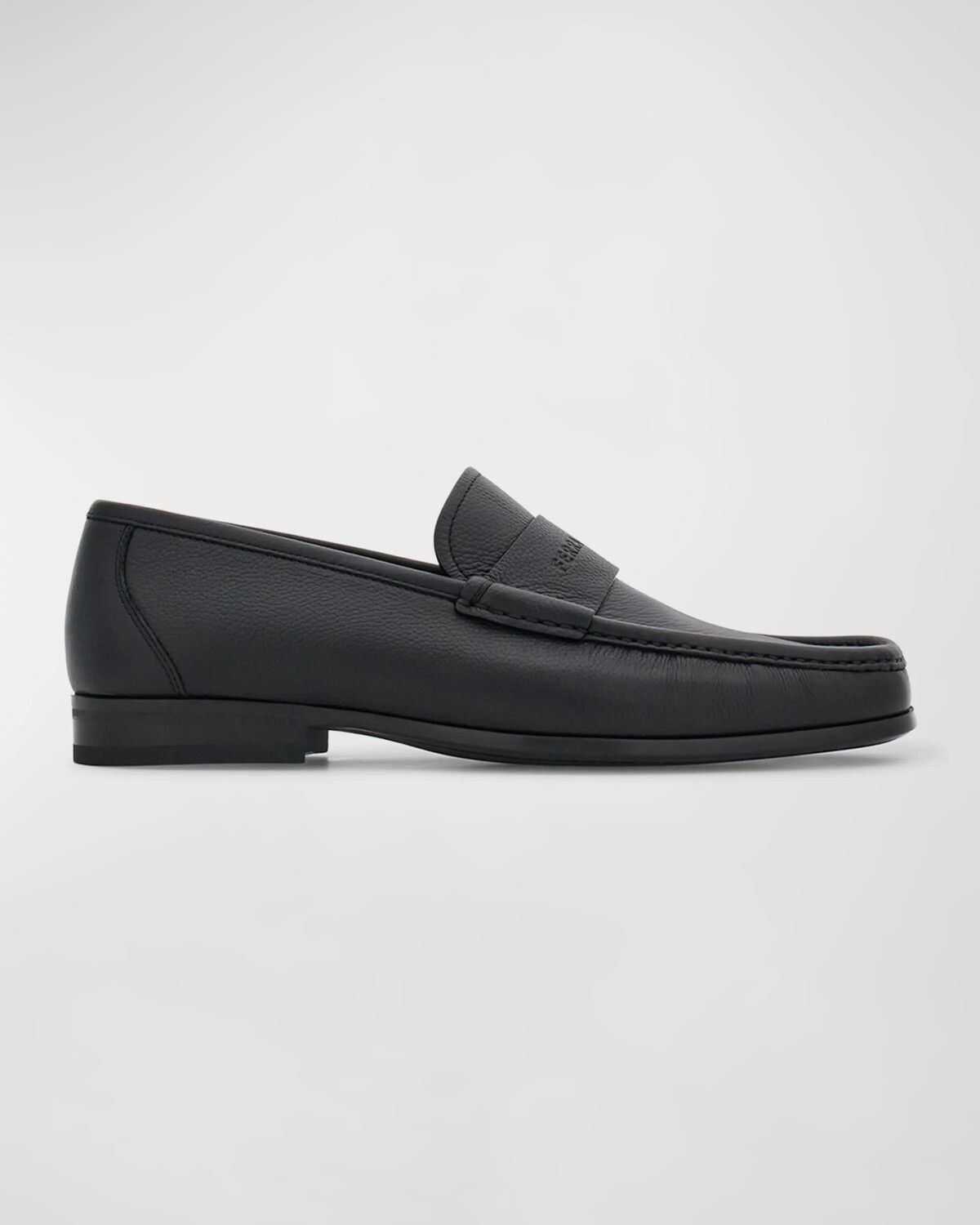 

Мужские кожаные пенни-лоферы Dupont Ferragamo, цвет Nero