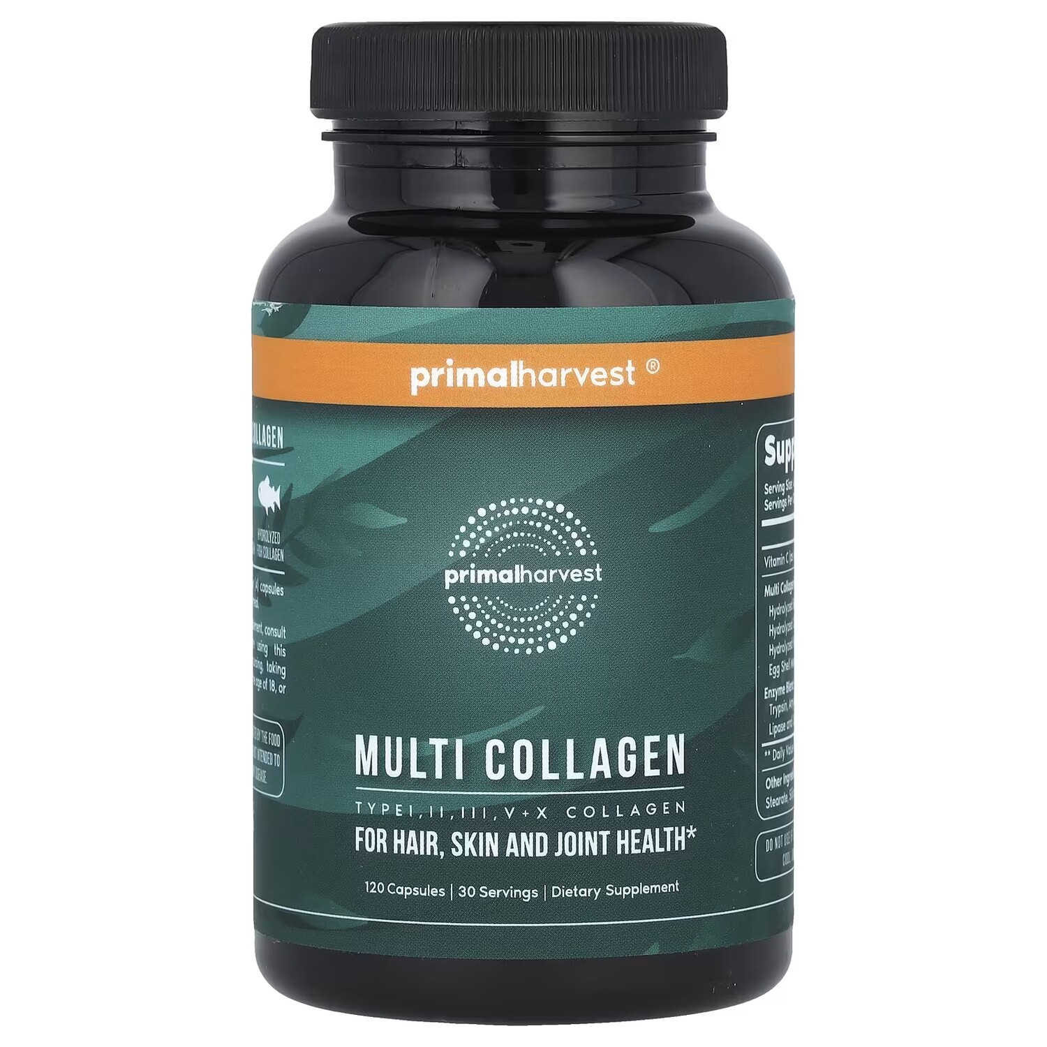 

Коллаген Primal Harvest Multi, 120 капсул