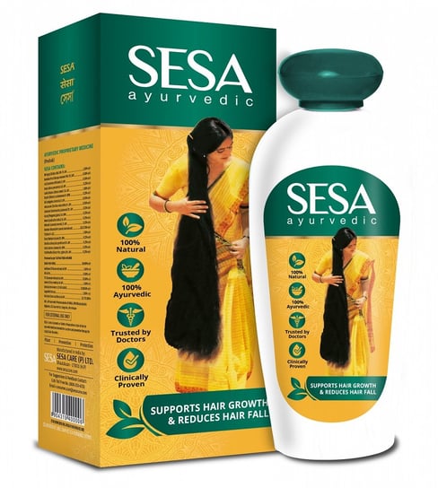 Травяное масло для ухода за волосами 100мл Sesa, Ayurvedic Hair Oil
