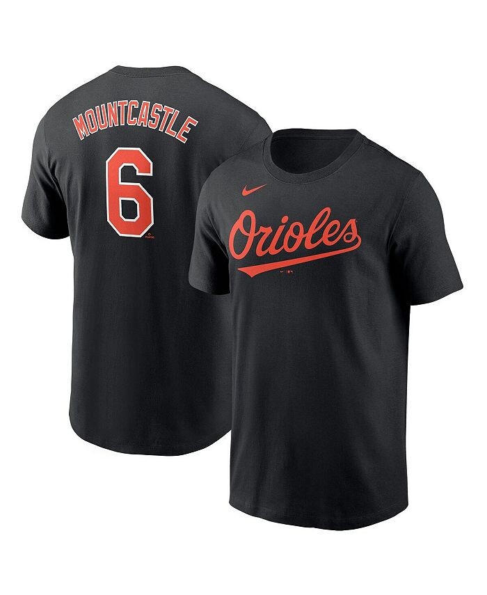 

Мужская черная футболка с именем и номером игрока Ryan Mountcastle Baltimore Orioles Nike, черный