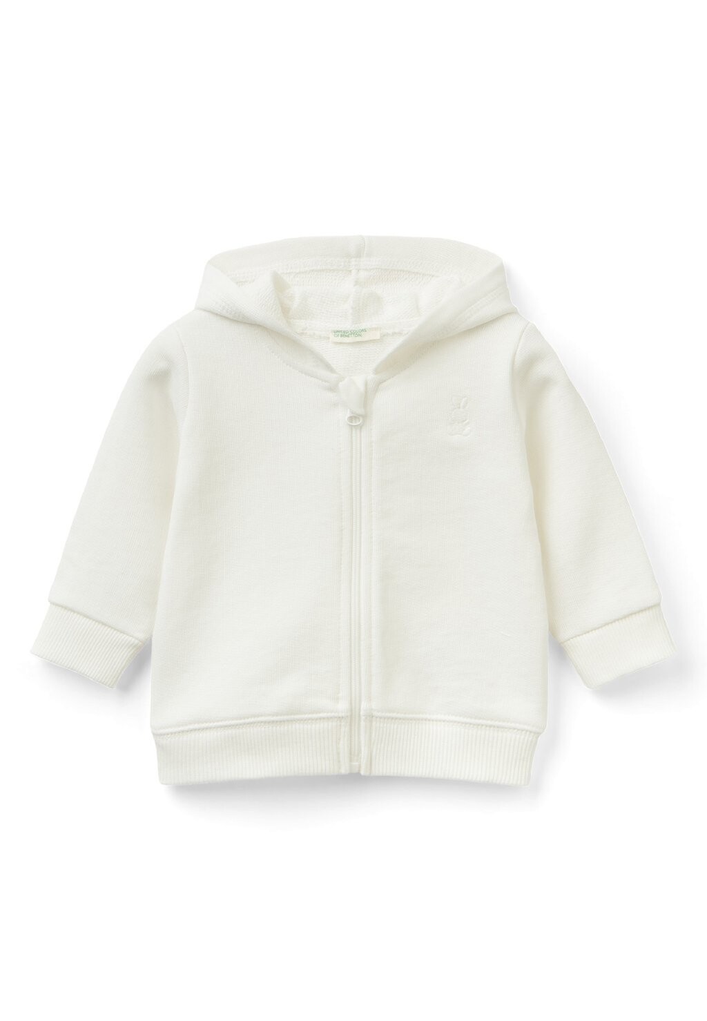 

Толстовка на молнии United Colors of Benetton, белый