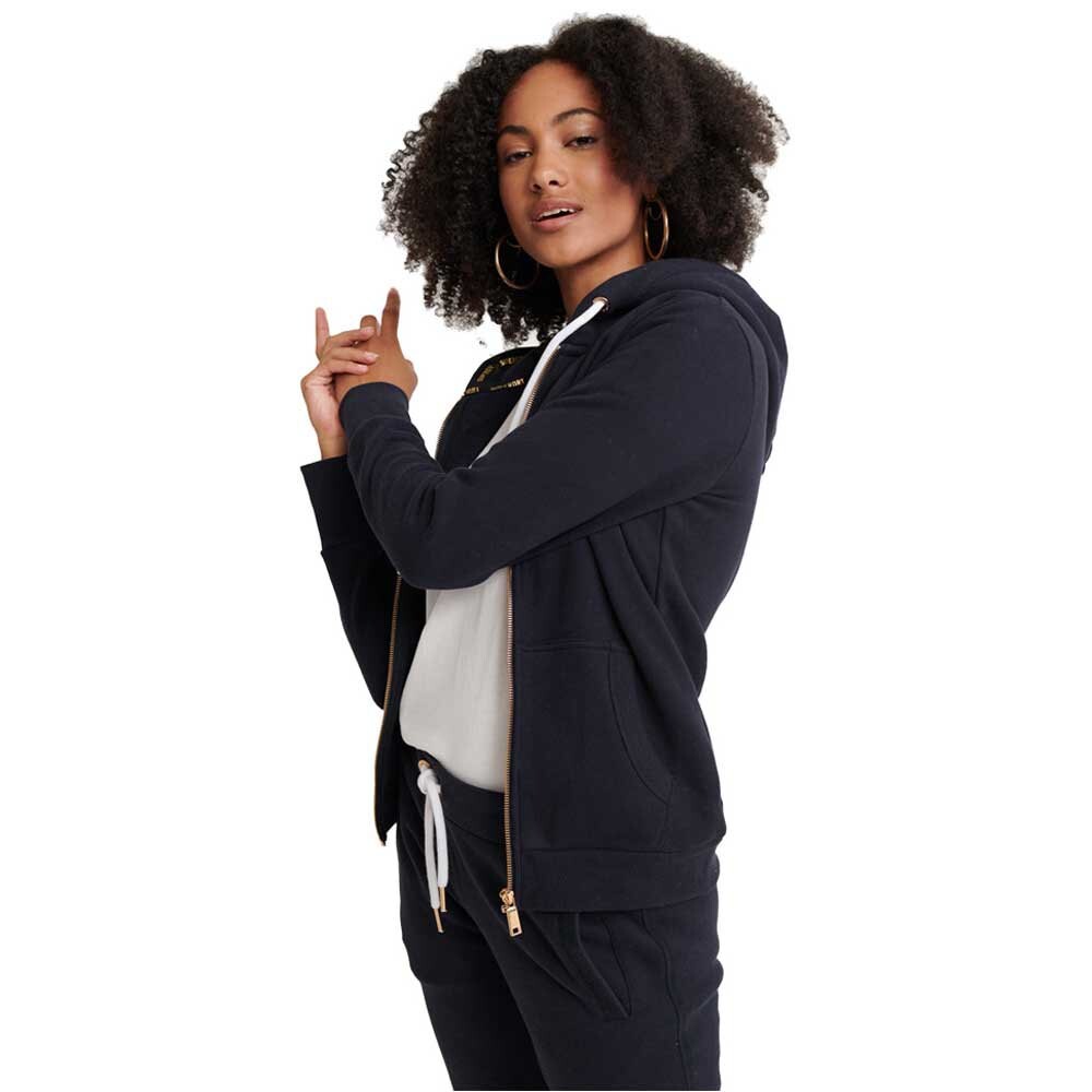 

Толстовка Superdry Orange Label Elite Full Zip, синий