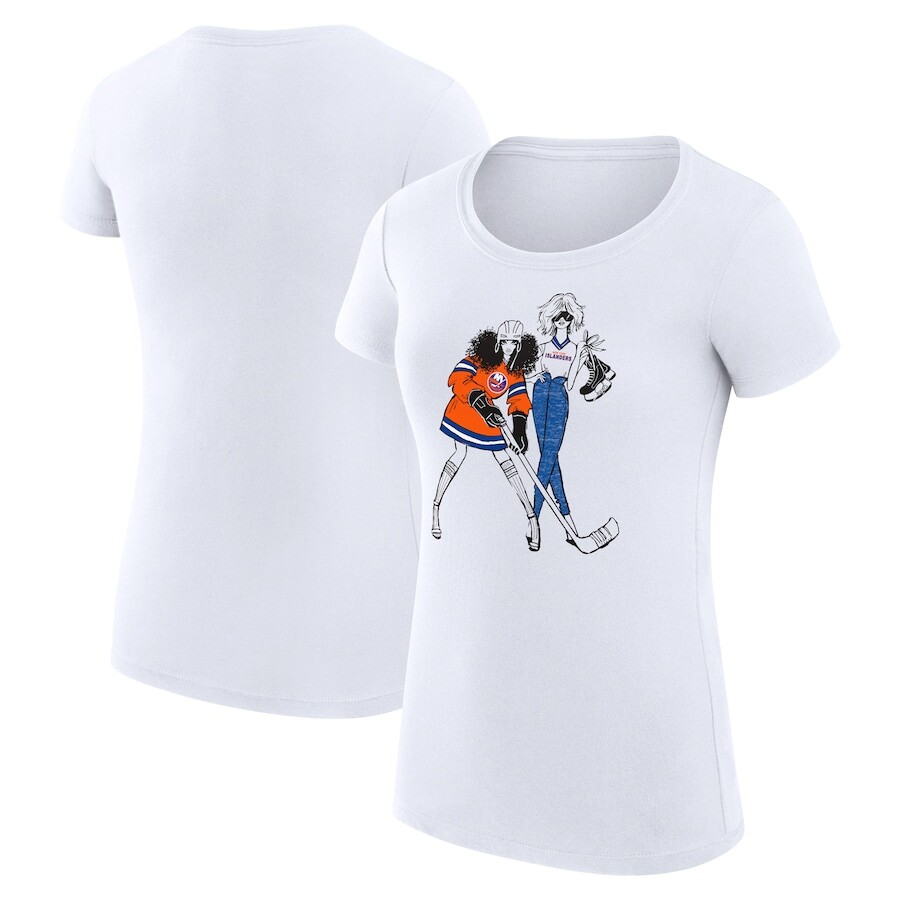 

Футболка с коротким рукавом G-III 4Her by Carl Banks New York Islanders, белый