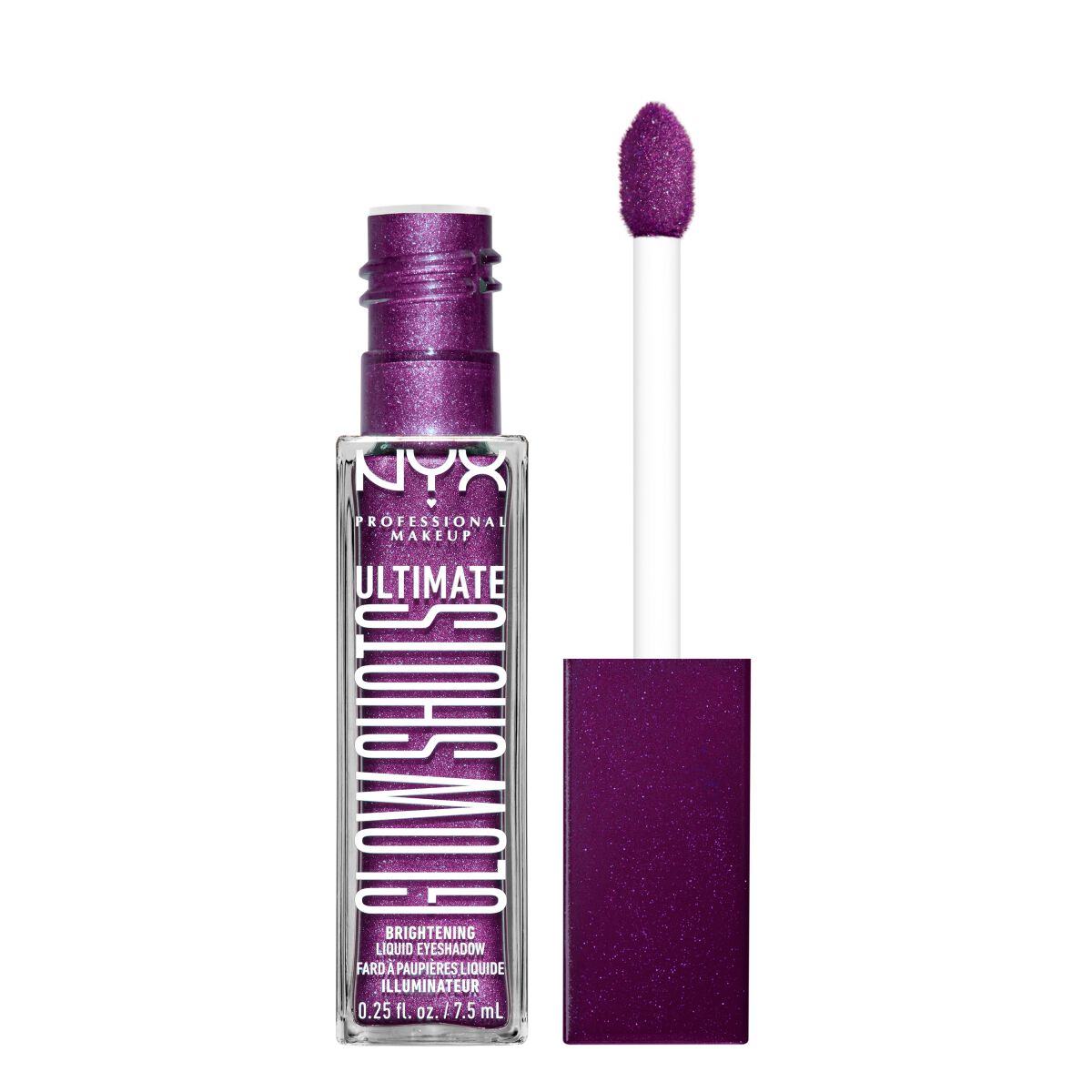 Жидкие тени для век feelin grape Nyx Professional Makeup Ultimate Glow Shots, 7,5 мл