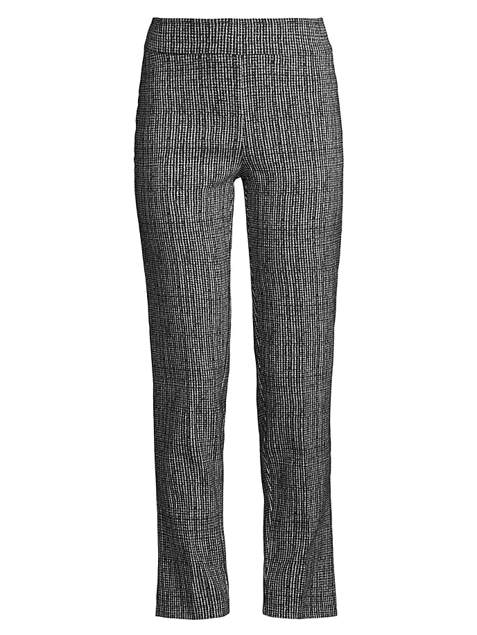 

Узкие брюки в твидовую клетку Pars Avenue Montaigne, цвет tweed check