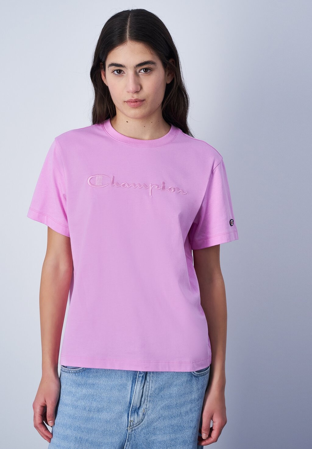 

Футболка с принтом CREWNECK ICONS Champion, цвет rose