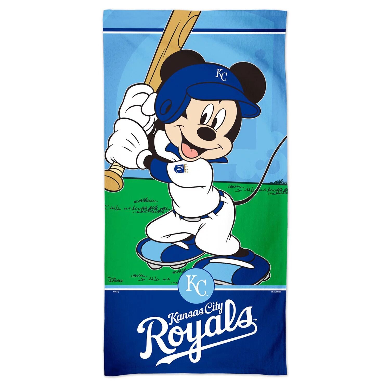 

Пляжное полотенце WinCraft Kansas City Royals 30 x 60 дюймов Disney Spectra