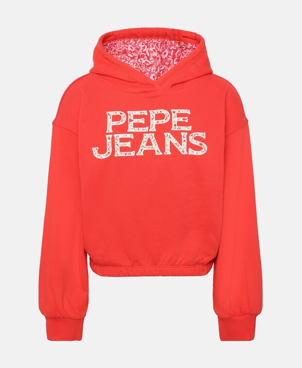 

Худи с капюшоном Pepe Jeans, красный
