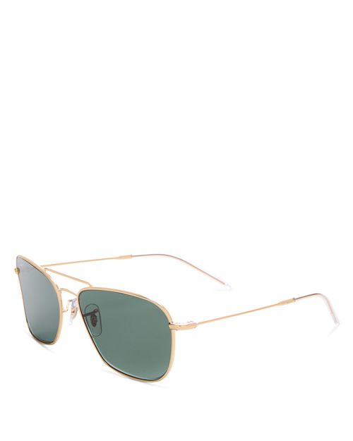 Солнцезащитные очки Caravan Reverse Square, 56 мм Ray-Ban, цвет Gold