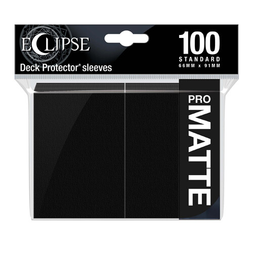 

Чехол для карточек Eclipse Matte Standard Sleeves: Jet Black (100) Ultra Pro