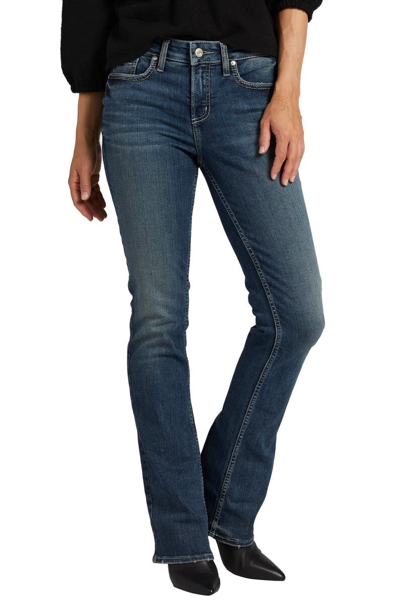 

Джинсы Suki Bootcut со средней посадкой SILVER JEANS CO.