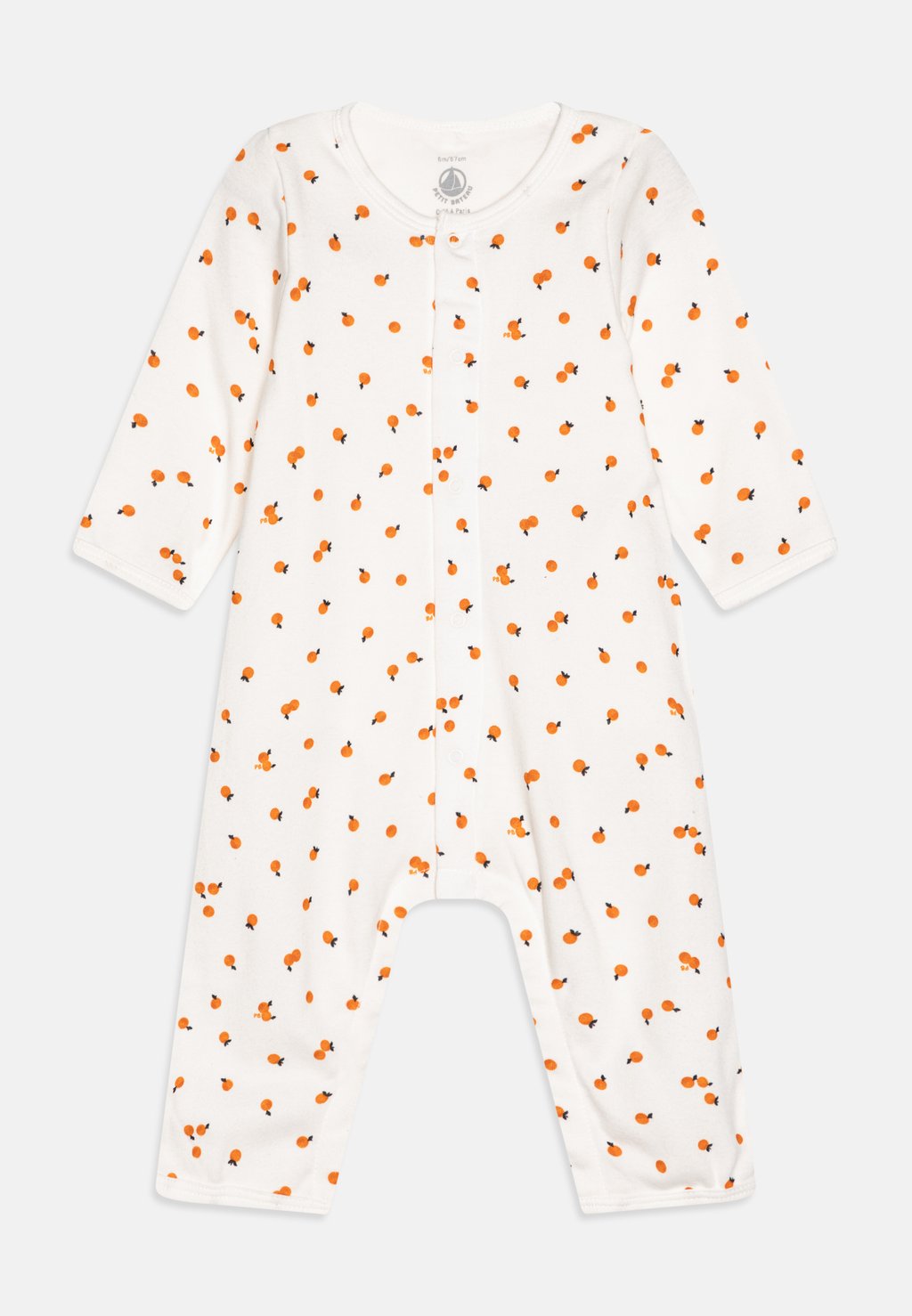 пижама kids mask unisex petit bateau цвет incognito multico Пижама BODYJAMA UNISEX Petit Bateau, цвет marshmallow/orange