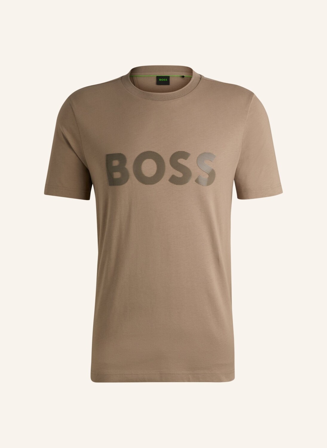

Футболка tee mirror 2 стандартного кроя BOSS, светло-зеленый