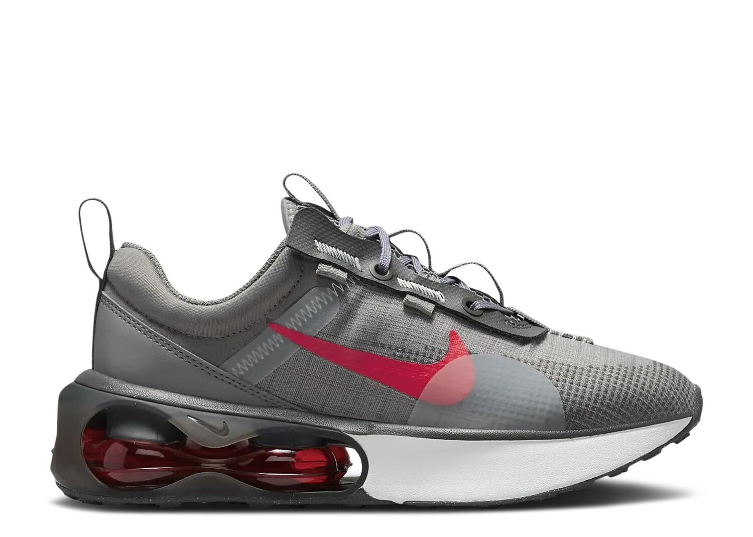 

Кроссовки Nike Air Max 2021 Gs 'Flat Pewter Siren Red', серый